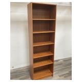 Danish style bookcase 24"w x 12.5?d x 76.5?h