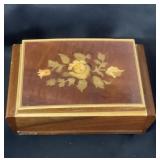 Vintage Italian inlay music box