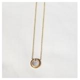 Tiffany & Co. 18k gold pendant necklace