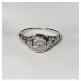 14k gold diamond ring