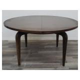 Vintage Norman Cherner wood round dining table
