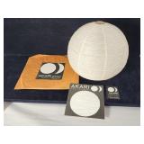 Vtg Isamu Noguchi Akari 30A pendant lantern lamp