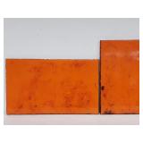 Pair of mid century modern glazed ceramic wall