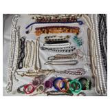Vtg costume jewelry lot