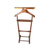 Vintage MCM Italian style wood valet stand