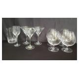 Luxbe and Homestia crystal glasses
