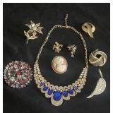 Vintage costume jewelry lot