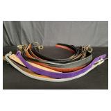 Group of belts weight: 3 lbs box lot (LT)