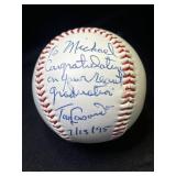 Tommy Lasorda autographed baseball