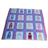 Vintage handmade Rocky Mountain quilt