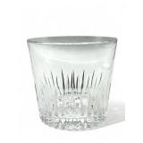 Vintage crystal ice bucket, 5 3/4" h. X 6" diam.