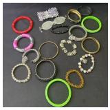 18 Costume jewelry bracelets