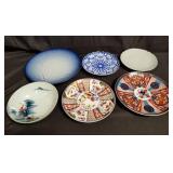 Group of porcelain and ceramic plates
