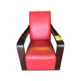 Lacquered walnut chair