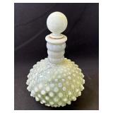 Vintage Fenton Hobnail glass perfume bottle