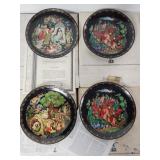 Vtg Tianex Russian fairytale collector plates