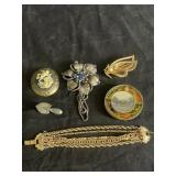 Vintage signed jewelry lot