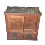 Antique wood cabinet