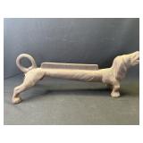 Heavy Vintage cast iron wiener dog