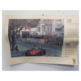 Vintage 1980 Ferrari calendar