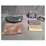 Group of 4 designer style purses