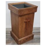 Church offering collection box