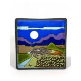 Vintage Ecuadorian tile by Eduardo Vega