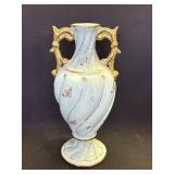 Vintage hand painted B.L Deruta ceramic vase