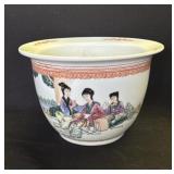 Vintage Asian ceramic planter