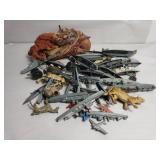 Group of Diecast battle ships