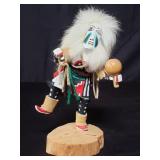 Signed Native American Kachina doll, 6 1/2"