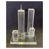 World Trade Center glass figure