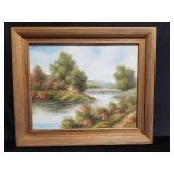 Signed oil painting on canvas