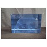 UCLA crystal desk ornament