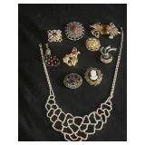 Vintage costume jewelry lot