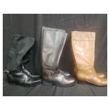Group of womens boots, box lot