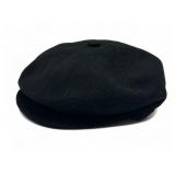 Kangol black wool spitfire hat- size small