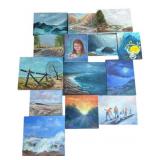 15 Signed Millie oil paintings on canvas