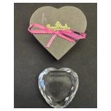 Rosenthal crystal heart in box