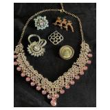 Vintage costume jewelry lot