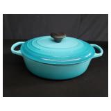 Le Creuset enameled cast iron signature oval