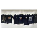 Group of 7 European shirts