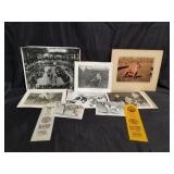 Box of vintage dog show photos