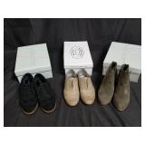 Group of designer style shoes