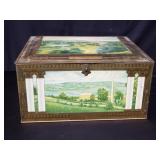 Vintage Beechnut Mohawk Valley tin Fort Johnson