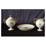 Limoges (France) sugar & creamer set