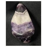 Polished amethyst specimen