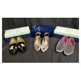 Group of designer style shoes