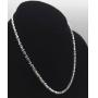 18kt white gold and diamonds necklace