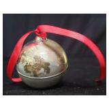 Sterling silver Christmas ornament